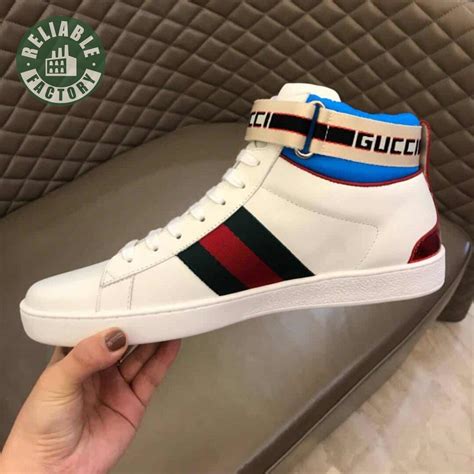 gucci stripe ace high-top sneakers|Gucci sneakers ace women.